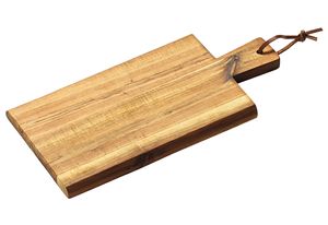 KESPER doska na krájanie s rukoväťou, akáciové drevo, dĺžka: 290 mm, šírka: 140 mm
