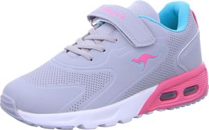 KangaRoos KX-Giga EV Sportschuhe Kinder Sneaker Klettschuh Grau Freizeit, Schuhgröße:33 EU
