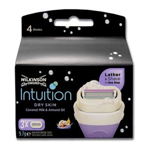Wilkinson Intuition Dry Skin 2-in-1 Rasierklingen, 3er Pack x 10