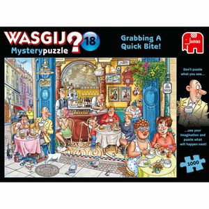 JUMBO Puzzle WASGIJ Mystery 18: Schnelles Mittagessen 1000 Teile