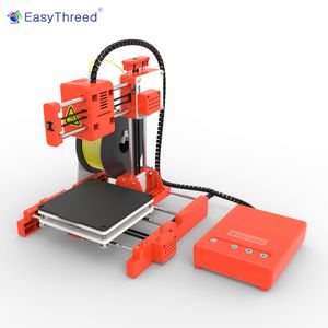 EasyThreed Mini Desktop Kinder 3D-Drucker 100 * 100 * 100 mm Druckgröße Hochpräziser Stummdruck mit TF-Karte PLA-Beispielfilament für Kinder Anfänger Kreativität Bildung Geschenk