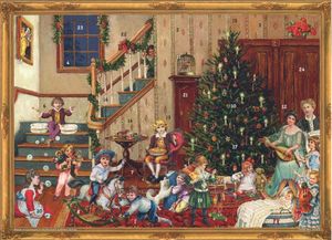 Richard Sellmer Verlag Adventskalender (ohne Schokolade) Wohnzimmer ca. 26.5 x 35,5 vm