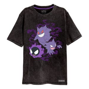 Pokémon T-Shirt Ghosts Acid Wash Gengar Haunter Alpollo Gastly Nebulak Geister
