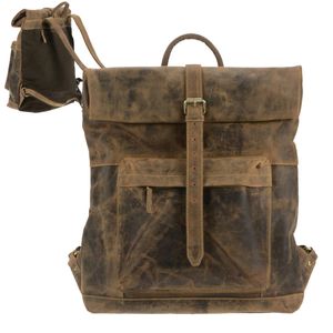 Greenburry Vintage Roller Backpack Leder Rucksack 1671-25
