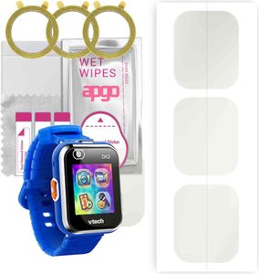 apgo 3 Stück Schutzfolie, Matt, kompatibel mit VTech Kidizoom DX2 Smartwatch, Hydrogel Displayschutzfolie mit Positionierhilfe, Displayfolie, robust und kratzfest