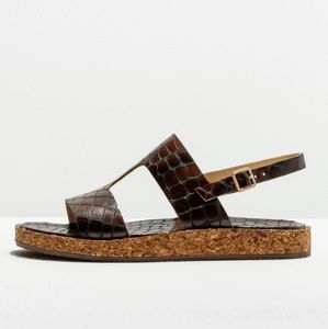 Neosens Sandalen S3213F FANTASY ALLIGATOR WAX BROWN / TARDANA Farbe Alligator wax brown