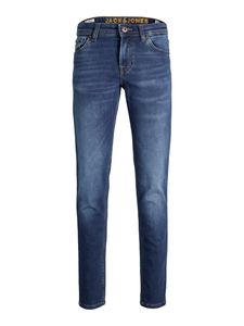 Jack & Jones Junior Jungen Jeans-Hose - JjiGlenn Skinny-Jeans Slim-Fit, Farbe:Blau, Größe:152