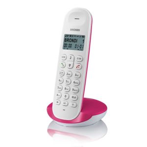 Brondi Lotus DECT-Telefon Magenta, Weiß