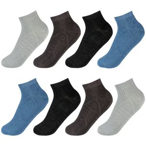 Texemp | 12 Paar Sneaker Socken Herren & Damen Sportsocken Baumwolle Kurzsocken Halbsocken Quarter | B18 | Farbmix | 43-46