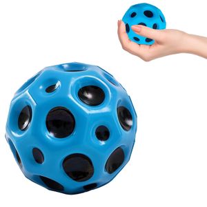 Astro Jump Ball, Space Ball Moonball Mini Jump Hohe Springender Gummiball Sprünge Space Ball for Kids Party Gift, Blau