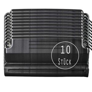 10 Stück Eisdruckpolster schwarz mit Haken und Ösen