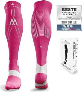 BLACKROX Kompressionsstrümpfe Sport Astropreform Kompressionssocken Vergleichssieger Sportkompressionsstrumpf Laufstrümpfe Fussball, Pink, Gr. L-XL BLACKROX Kompressionsstrümpfe Sport Astropreform Kompressionssocken Vergleichssieger Sportkompressionsstrumpf Laufstrümpfe Fussball, Pink, Gr. L-XL