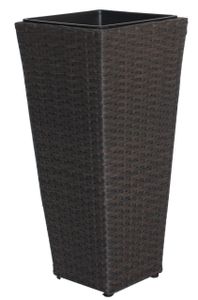 TrendLine Pflanzgefäß 28x28cm schwarz 28 x 28 cm