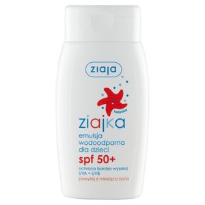 Ziaja Ziajka Emulsja Wodoodporna Dla Dzieci Powyżej 6 Miesiąca Życia Spf 50+ 125 Ml