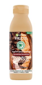 GARNIER Fructis Kakaobutter Hair Food Shampoo für krauses und widerspenstiges Haar 350ml