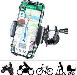 Uchwyt rowerowy na telefon komórkowy do iPhone'a 14 Uchwyt na telefon komórkowy do smartfona uchwyt na kierownicę motocykla skuter