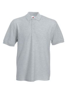 65/35 Heavy Piqué Poloshirt Herren - Farbe: Heather Grey - Größe: 3XL