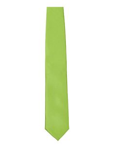 Satin Tie / 144 x 8,5cm /  Zu 100% von Hand genäht - Farbe: Lime - Größe: 144 x 8,5cm