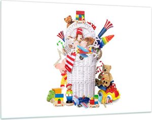 Bilder auf glas - Spielzeug Kinder Spaß Freunde - 120x80cm - Glasbilder - Wandbilder - Kunstdruck - zum Aufhängen bereit - Wanddekoration aus Glas - Glas Bilder - Wandbild auf Glas - GAA120x80-3197