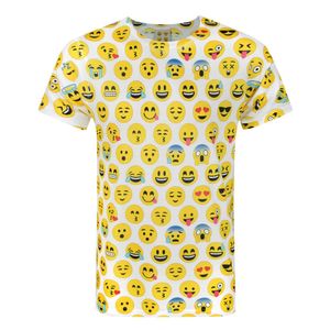 Emoticon Herren Sublimation T-Shirt NS4113 (M) (Weiß)