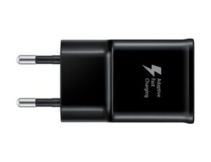Samsung EP-TA20EBE USB Adapter - OHNE kabel - Schwarz - Reiseadapter - Ladegerät Netzteil Schnellader