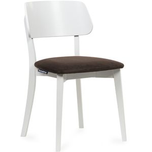 Konsimo Židle "VINIS", hnědý, látka/dřevo, moderní, 47x80,5x45 cm