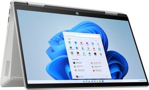 HP Pavilion x360 14-ek2174ng Intel Core 7 150U Hybrid (2 v 1) 35,6 cm (14") dotykový displej Full HD 16 GB DDR4-SDRAM 1 TB SSD Wi-Fi 6 (802.11ax) Windows 11 Home Silver (9W1U1EA#ABD)