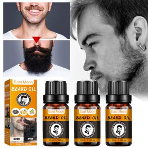 3 Stück Männer Bartwuchs öl Bartwuchsmittel, Öl für Bartwachstum, für Ernährt Haarfollikel, Bartausfall Verhindern