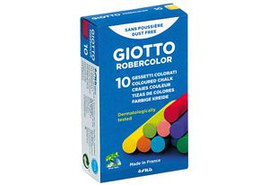 GIOTTO Kreide Roborcolor farbig 10er Faltschachtel