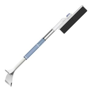 Eiskratzer Auto mit Besen,Eiskratzer Teleskop mit Besen,Auto Schneebesen,Schneebesen Auto Teleskop,3 in 1 Erweiterbar Abnehmbarer Eisschabe 360 Grad