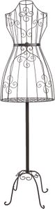 Clayre & Eef Verstellbare Damenpuppe 152 cm Braun Metall Clayre & Eef Verstellbare Damenpuppe 152 cm Braun Metall