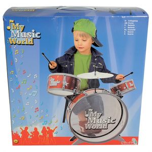 SIMBA My Music World Schlagzeug Kinderschlagzeug Musik Drums Hocker Becken Sticks Kinder