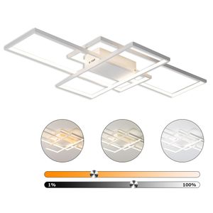 59W LED Deckenleuchte Deckenleuchte Dimmbar Esszimmer Wohnzimmerlampe Kronleuchter - Weiß