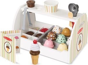 Melissa & Doug Drewniana gałkownica do lodów 28 elementów