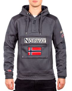 Geographical Norway Herren Pullover Gymclass Dark grey M