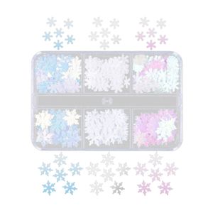 Weihnachten Glitzer Konfetti Epoxidharz Formfüller Nagel Pailletten Glitzer Flocke Nagel Dekor Schneeflocke Harz Füllung Dropship