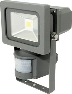 Ledar Led Außen Flutlichtstrahler, 10W 700lm, 6500K, grau, Bewegungsmelder,LED Platine,A,50120106001024