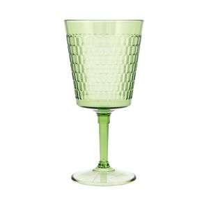 Weinglas Quid Viba grün Kunststoff 420 ml (12 Stück) (Pack 12x)