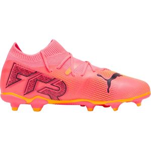 Puma Future 7 Match FG/AG Jugend Fußballschuhe Kinder sunset glow schwarz Gr 28