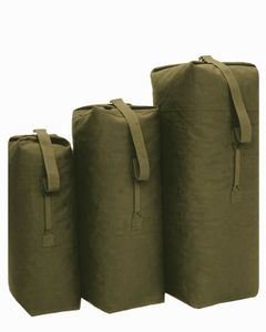 MIL-TEC Seesack Baumwolle oliv 125x37cm US Army Style size LARGE duffle bag 135 ltr