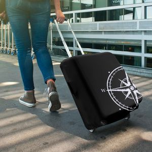 kwmobile Koffer Hülle für Koffer (L) - Elastische Kofferschutzhülle mit Reißverschluss - Reisekoffer Überzug Case kwmobile Koffer Hülle für Koffer (L) - Elastische Kofferschutzhülle mit Reißverschluss - Reisekoffer Überzug Case