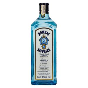 Bombay Sapphire Gin 40% vol. 1,75L Großflasche