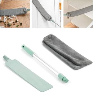 Prachovka z peří, ruční čištění spár, teleskopický čistič spár, artefakt magické prachovky z mikrovlákna, flexibilní domácí mop na nečistoty, vlasy a pavučiny, pro domácnost v kuchyni