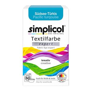 Simplicol Textilfarbe expert Südsee-Türkis 150g - Farbe zum Färben (1er Pack)