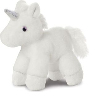 Fantazyjny tęczowy jednorożec w torbie ok. 21 cm - pluszowa figurka