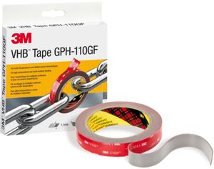 3M GPH-110F19-3 Klebeband Grau (L x B) 3 m x 19 mm 1 Rolle(n) (GPH-110F19-3)