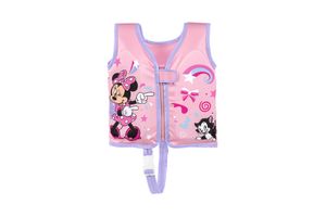Bestway® Swim Safe ABC™ Záchranná vesta Disney Junior® s textilním potahem Level B Minnie Mouse, 1-3 roky