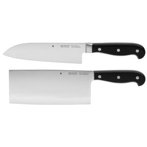 WMF Spitzenklasse Plus Asia Messerset 2teilig Made in Germany, 2 Messer geschmiedet, Performance Cut, Spezialklingenstahl
