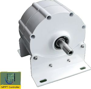 Generator wiatrowy, 2000W, z podstawą montażową, z kontrolerem Mppt, 2000W, 12V