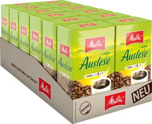 MELITTA Filterkaffee Auslese Klassisch-mild gemahlener Röstkaffee 12x500g